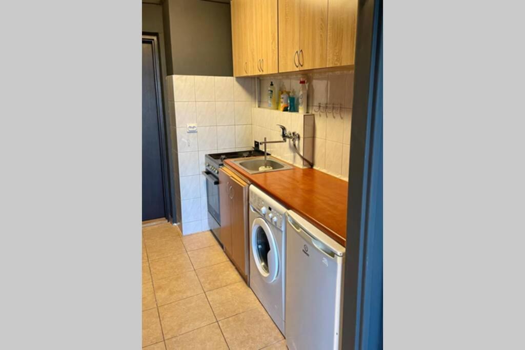Super Apartament Brown 2X Metro Nowy Wifi Netflix Spotify Panorama Miasta Warschau Exterior foto