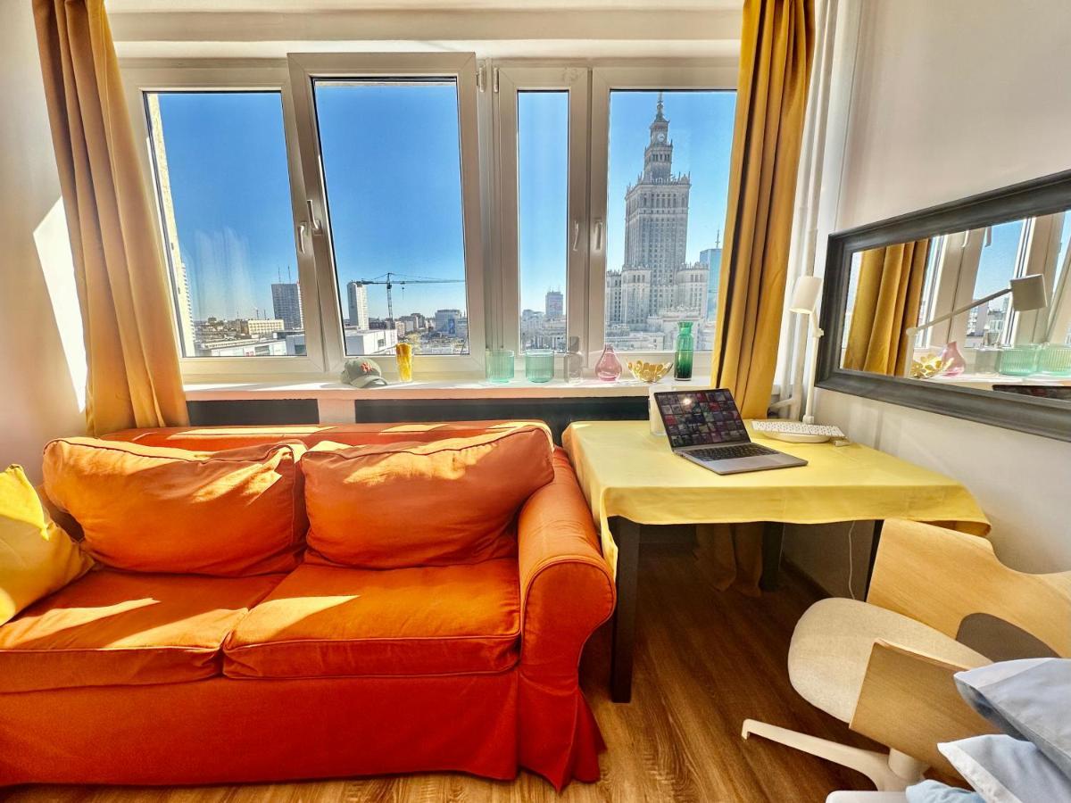 Super Apartament Brown 2X Metro Nowy Wifi Netflix Spotify Panorama Miasta Warschau Exterior foto