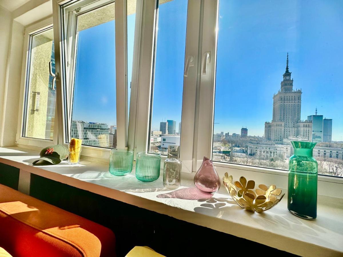 Super Apartament Brown 2X Metro Nowy Wifi Netflix Spotify Panorama Miasta Warschau Exterior foto