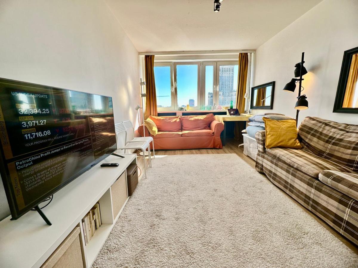 Super Apartament Brown 2X Metro Nowy Wifi Netflix Spotify Panorama Miasta Warschau Exterior foto
